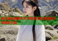 麻豆精品视频中文字幕高清在线播放尽享精彩内容