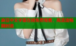 麻豆中文字幕在线免费观看，高清流畅随时追