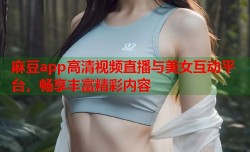 麻豆app高清视频直播与美女互动平台，畅享丰富精彩内容