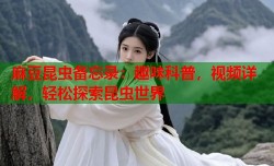 麻豆昆虫备忘录：趣味科普，视频详解，轻松探索昆虫世界