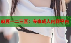 麻豆一二三区：专享成人内容平台
