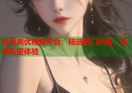 麻豆男优视频平台：精选热门内容，尽享私密体验