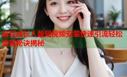 麻豆成长人版短视频安装快速引流轻松变现秘诀揭秘