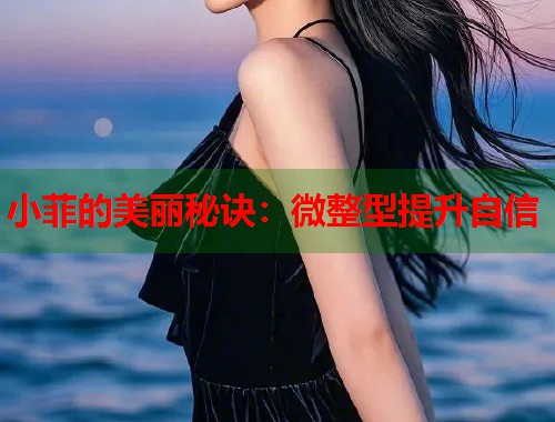 小菲的美丽秘诀：微整型提升自信  第1张