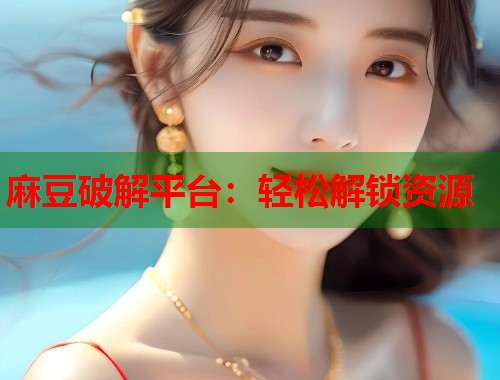 麻豆破解平台：轻松解锁资源  第1张