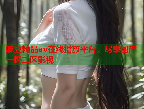 麻豆精品av在线播放平台，尽享国产一区二区影视  第1张